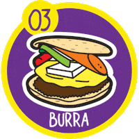 Tortilla Huevos Sticker by Loto Honduras