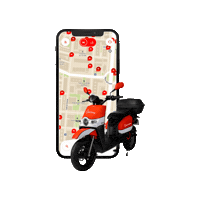 Moto Scooter Sticker by Acciona Movilidad