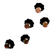 Mrshenriet blackgirl vitiligo afrogirl vitiligoblack Sticker