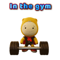 Beast Mode Workout Sticker by Gumazing