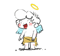 Angel Sticker by AtOLOnia