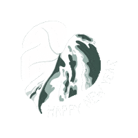 Happy New Year Bonne Annee Sticker by Monstera Mania