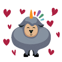 Hapara love sheep hapara hipi Sticker