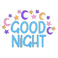Sleepy Good Night Sticker