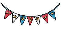 Celebrate United States Sticker by Nora Fikse