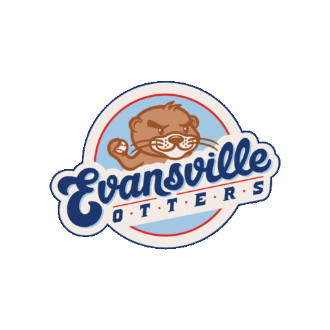 Baseball League Sticker by Evansville Otters