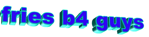 fries b4 guys Sticker by AnimatedText