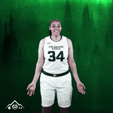 Csu Rams Basketball GIF by Colorado State Rams