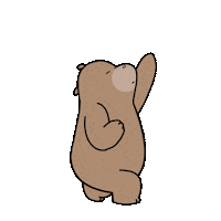 billthebear dance dancing bear sol Sticker