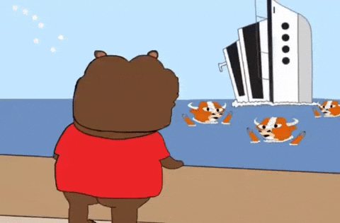 Drowning Stock Market Crash GIF by Bear Market Memes