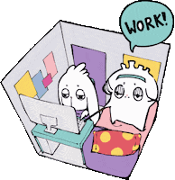 Sleepy Stressed Out Sticker