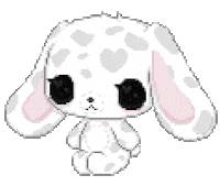 Pixel Bunny Sticker