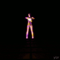yizr art animation loop retro GIF