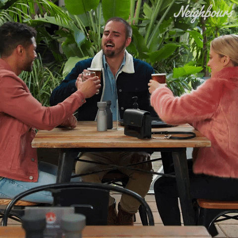Celebrate Kyle Canning GIF by Neighbours (Official TV Show account)