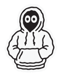 gluecult eyes lines hoodie sweater Sticker