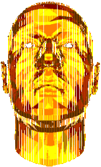 3D Head Sticker by badblueprints