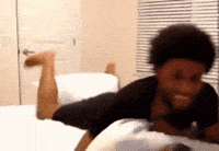 Joy Leg Kick GIF