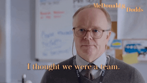 What Happened Team GIF by Mammoth Screen