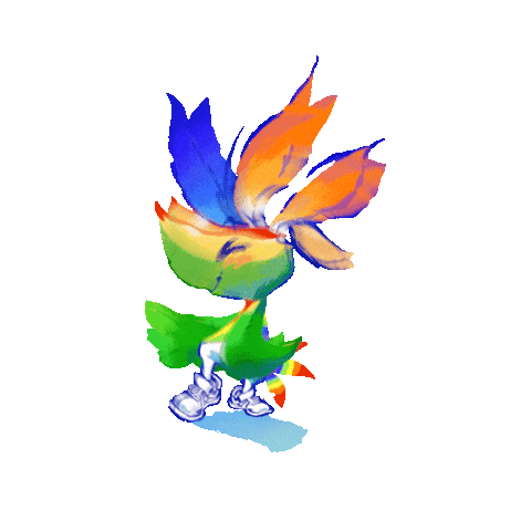 Rainbow Love Sticker by Square Enix