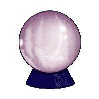 Crystal Ball Love Sticker by Sanctuary