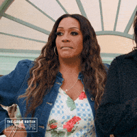 Awkward Ew GIF by The Great British Bake Off