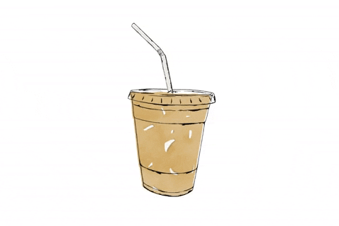 Iced Coffee GIF by Your Content Bestie