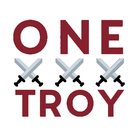 troyuniversity trojans troy university mytroyu one troy Sticker