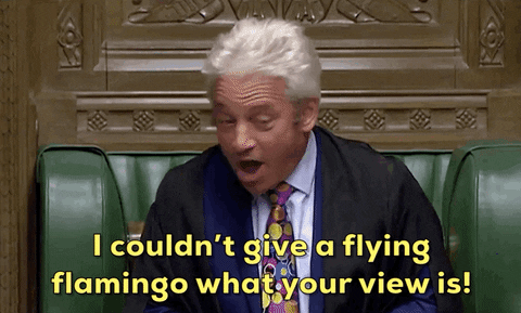 I Dont Care What You Think John Bercow GIF