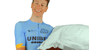Cycling Tomas Sticker by Tour de Tietema