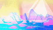 stanybebe beach color video synth euglossine GIF
