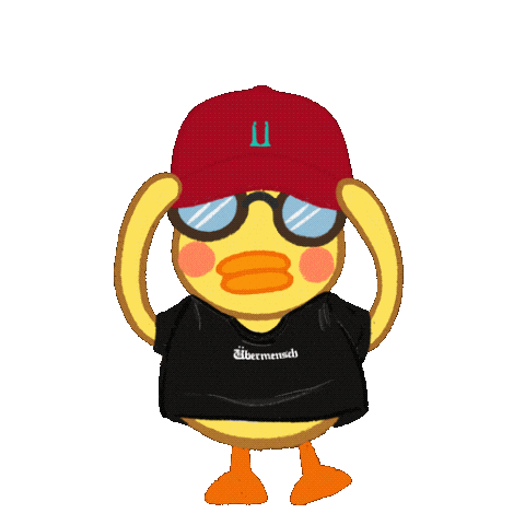 Swag Duck Sticker