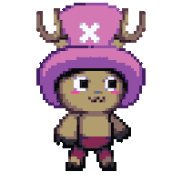 One Piece Pixel Art Sticker