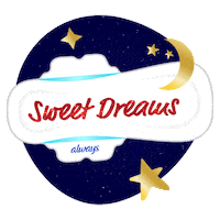 Happy Sleep Well Sticker by Always Brand Europe