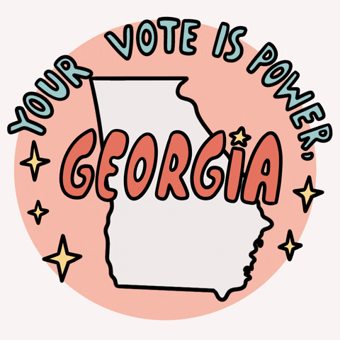 Voting Georgia Peach GIF by Creative Courage