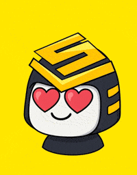 satlayer cutie inlove heart eyes mecha GIF