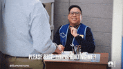 Please Stop Nico Santos GIF by Superstore