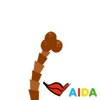 Palm Tree Summer Sticker by AIDA_Cruises