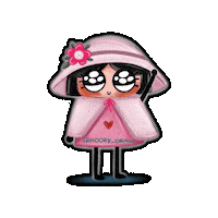 Hoorydraw حوري درو hoory draw flawer كيوت حوري درو Sticker