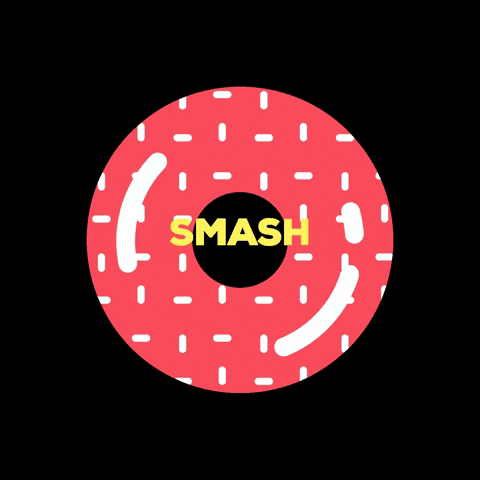 Donuts Smash GIF by Yonutz