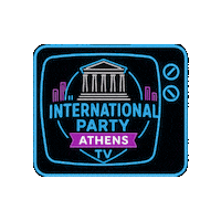 Party Athens Sticker by Internationallifeathens
