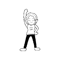 looom_jp exercise strech looom mitsuko Sticker