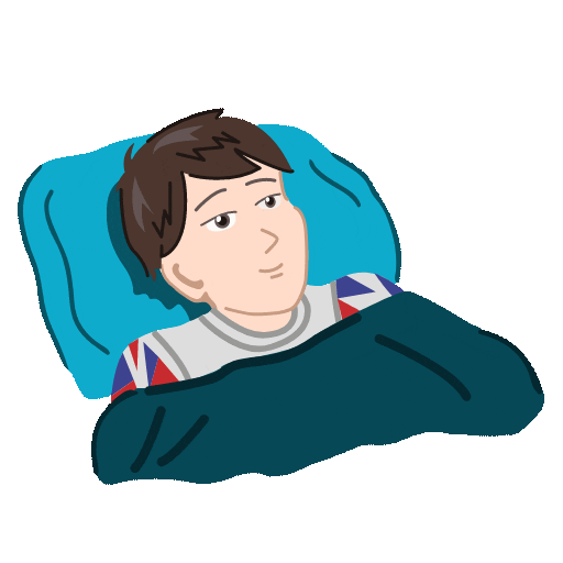 Sleepy Sticker by volonter_mo