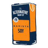 thealternativedairyco soymilk thealternativedairyco thealternative craftedforcafe Sticker