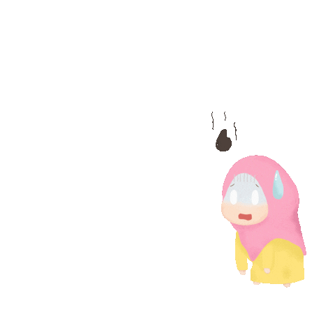Tired Hijab Sticker
