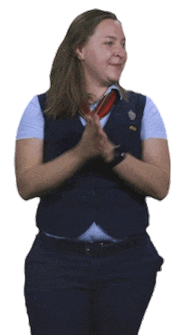 nederlandsespoorwegen ns klappen conducteur nederlandse spoorwegen Sticker