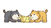 Happy Dog Sticker by BigBrains