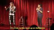 phoebe robinson halloween GIF by 2 Dope Queens Podcast
