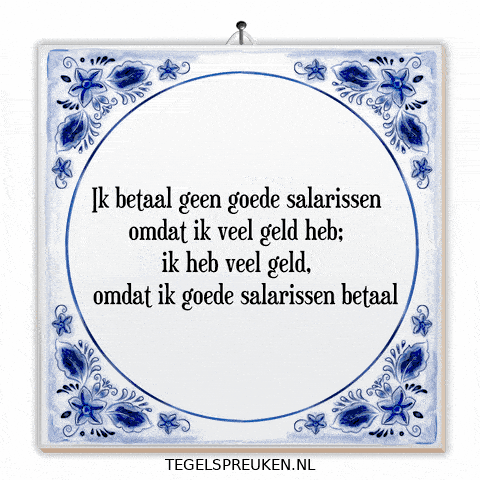 Teamwork Geld GIF by Tegelspreuken.nl