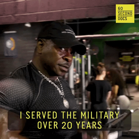 Working Out Army Veteran GIF by 60 Second Docs