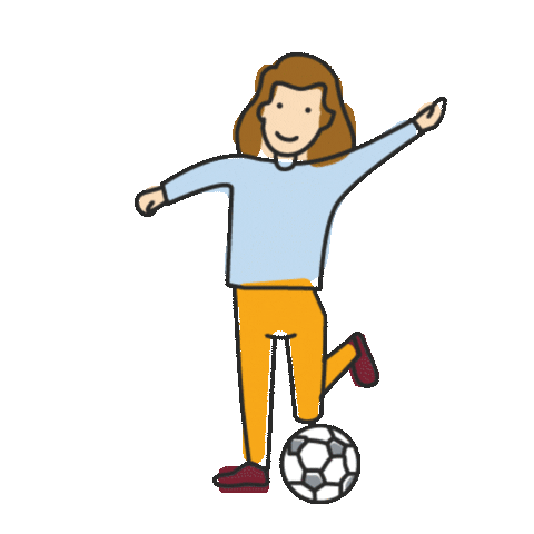 Fussball Sticker by Bundesministerium für Familie, Senioren, Frauen und Jugend